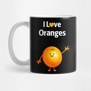 I Love Oranges Mug